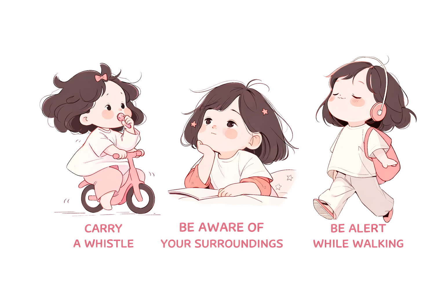 Digital safety tips illustrated